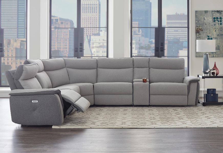 Maroni Power Recliner Sectional 
