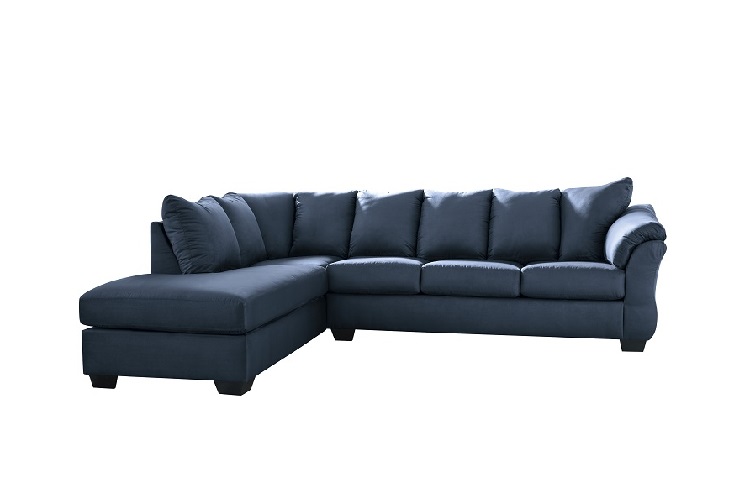 Darcy Blue Sectional (limited stock)