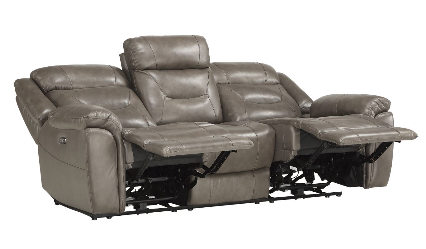 Danio Leather Power Reclining Sofa 