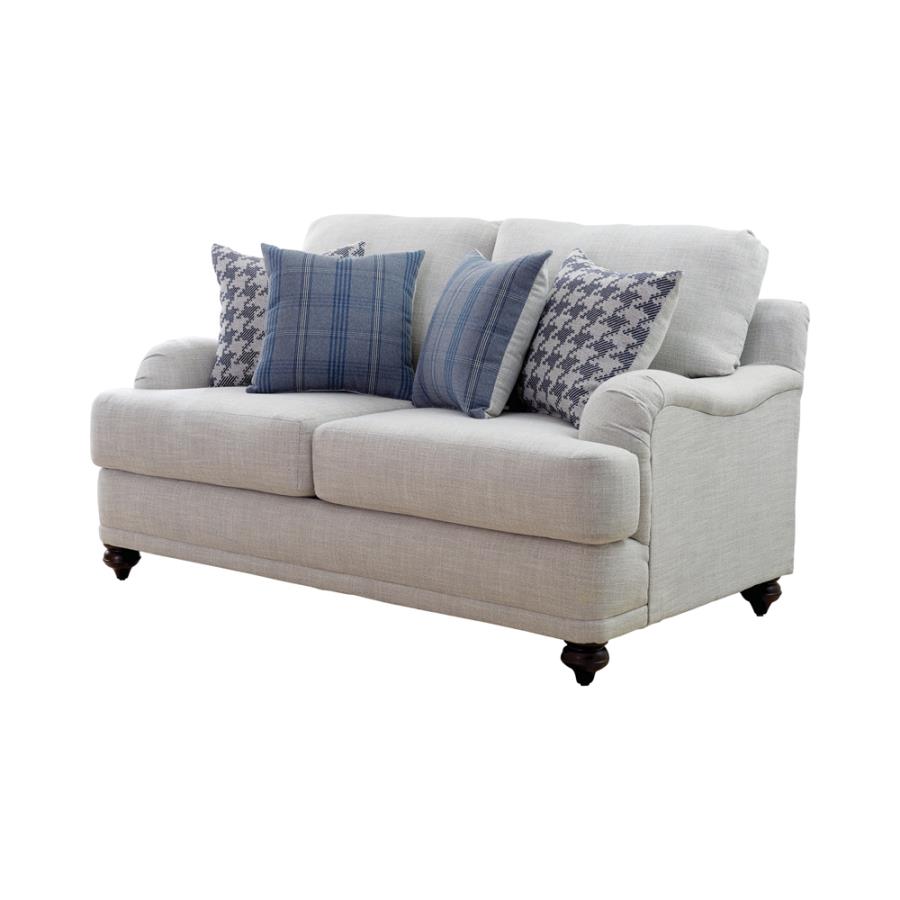 Gwen Loveseat Light Grey