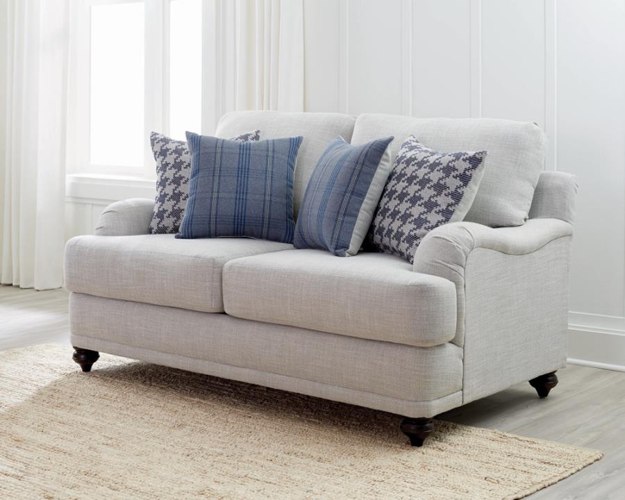 Gwen Loveseat Light Grey