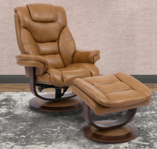Monarch Swivel Reclining Chair and Ottoman