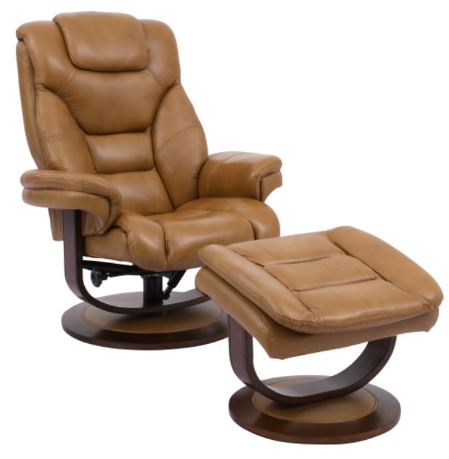 Monarch Swivel Reclining Chair and Ottoman