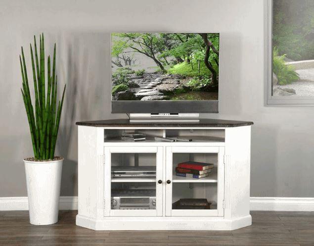 Carriage House Corner TV Console