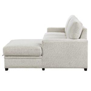 Morelia 2 Piece Sectional sofa with pull out bed