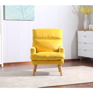 Yellow Easy Accent Chair