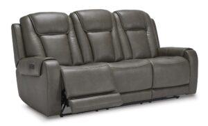 Card Player Power Reclining Sofa With Heat & Massage