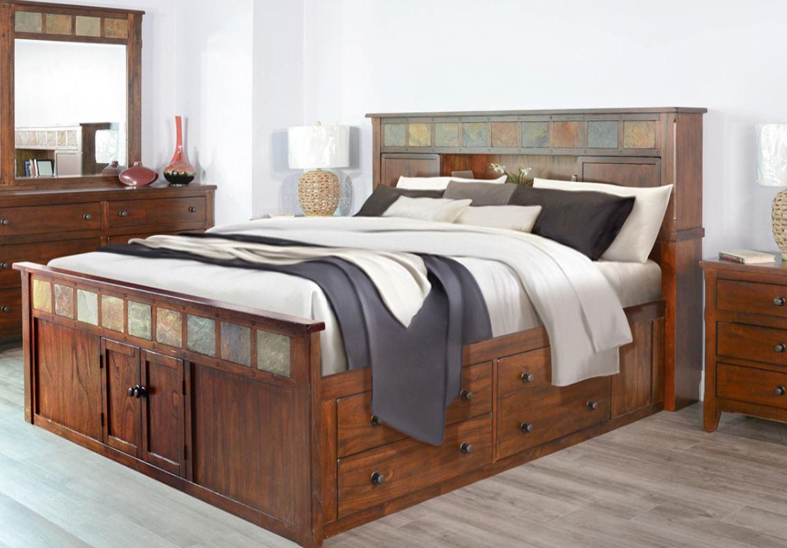 Santa Fe Queen Bed with Storage