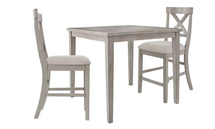 Parel Counter Height Table and 2Barstools