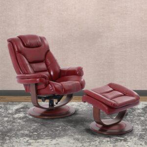 Castle Swivel Reclining Chair and Ottoman