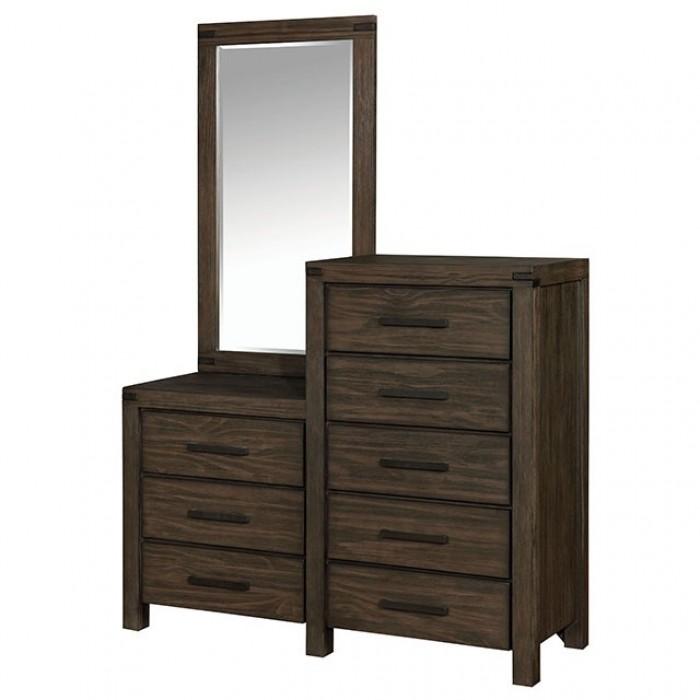 Rexlin 8 Drawer Dresser with Mirror