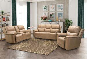 Kaden Leather Power Recliner with Lumbar