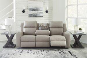 Laven Reclining Sofa with Drop Down Table