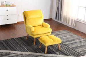 Yellow Easy Accent Chair