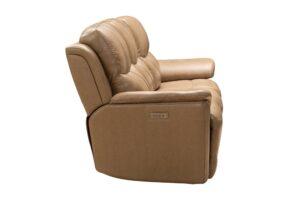 Kaden Leather Power Recliner with Lumbar