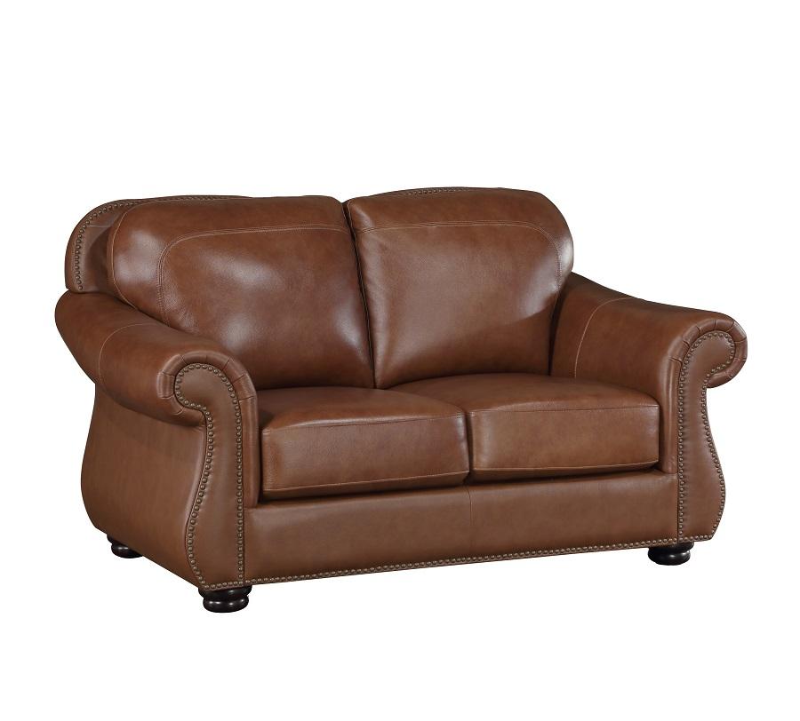 Attleboro Leather Loveseat