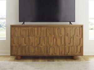 Burg Solid Wood TV Cabinet