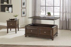Minot Lift Top Cocktail Table with Drawers