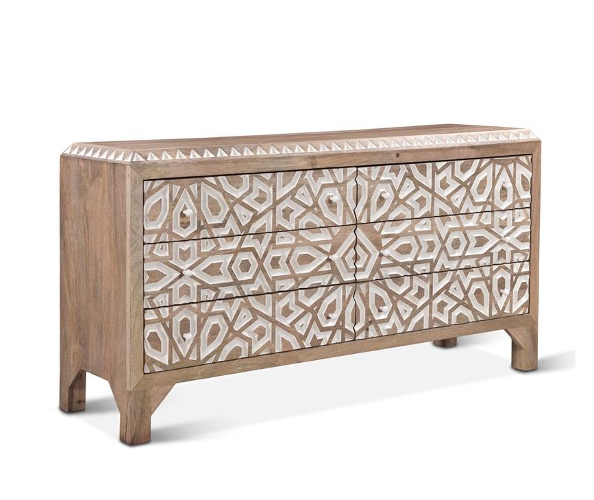 Tangiers Handcarved Dresser