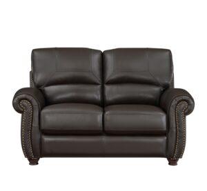 Foxborough Leather Love Seat