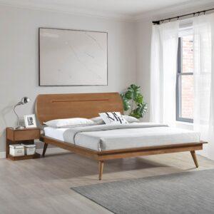 Mid Century Queen Platform Bed