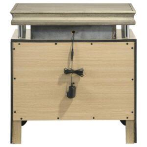 Giselle 3 Drawer Nightstand with LED