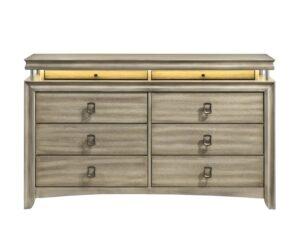 Giselle 8 Drawer Dresser with LED