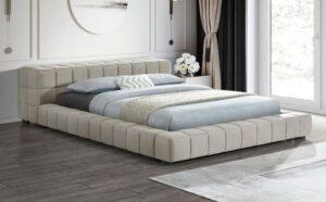 Low Profile Upholstered Bed