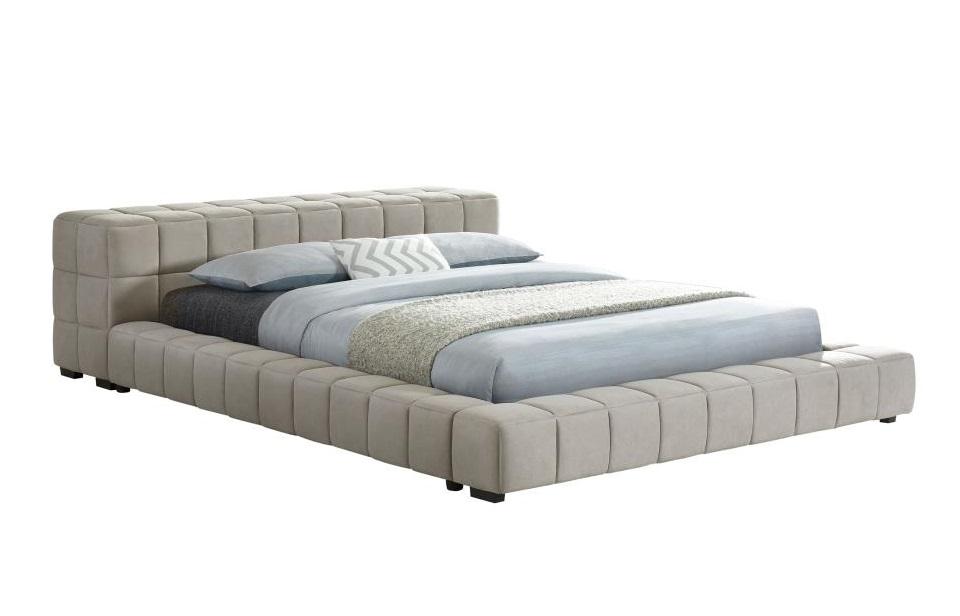 Low Profile Upholstered Bed