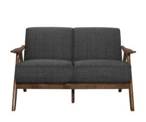 Damala Dark Gray Loveseat