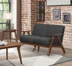 Damala Dark Gray Loveseat