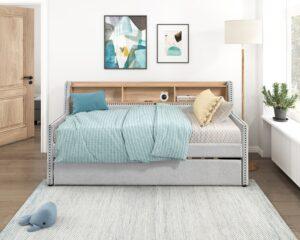 Baxter Daybed with Trundle and Bookcase